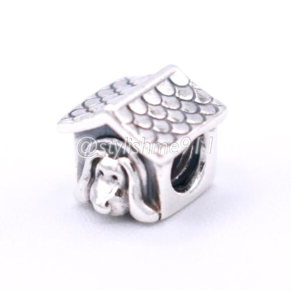 Authentic PANDORA Doghouse Charm - 790592EN27 - Picture 6 of 11